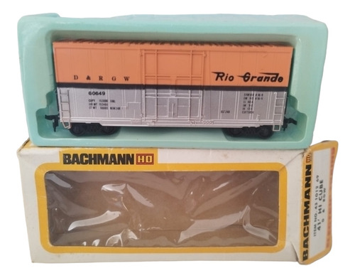 Vagon D & Rgw Hi Cube Rio Grande Tren Bachmann Ho 