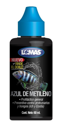 Azul De Metileno Acuario Lomas De 60 Ml / 2 Oz.