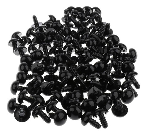 Artesanato Diy Para Fazer Bonecas 16 Mm Preto1 16 Mm Preto1