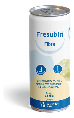 Fresubin Fibra Sabor Vainilla 15 Piezas 236ml C/u Fresenius