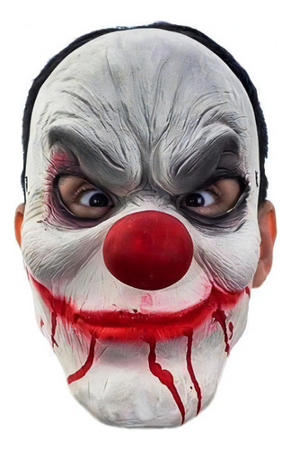 Máscara Palhaço Assassino Terror Halloween Susto Fantasia