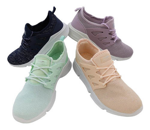 Tenis Tejido Ultra Cómodo,transpirable Y Livianos Para Mujer