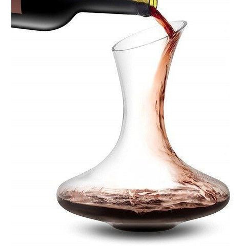 Imagem 2 de 4 de Decanter Para Vinho Em Cristal Design Moderno 1l