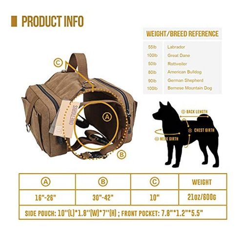 Mochila De Perros - Hound Travel Camping