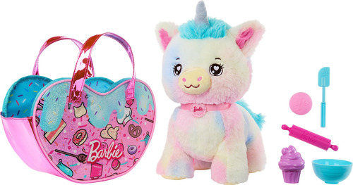 Set De Peluche Con Forma De Unicornio De Barbie Con Monedero