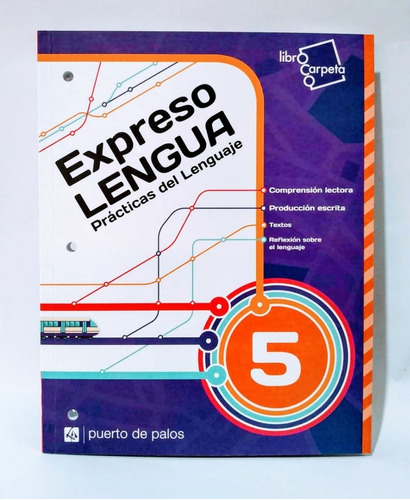 Expreso Lengua 5 [ Libro Carpeta ] Puerto De Palos