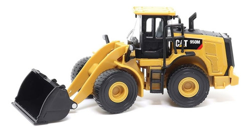 Diecast Master 1:64 Maquina Cat Pala Delantera 950m Wheel Color Amarillo