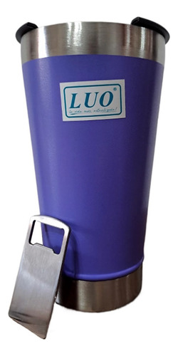 Vaso Térmico Cervecero Luo Negro Lisa