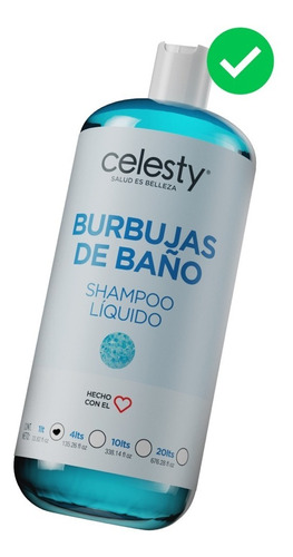 Shampoo Para Burbujas Para Jacuzzi Tina Hipoalergénico 1l