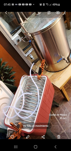 Macerador Eléctrico Cerveza 40l C/bomba All In One