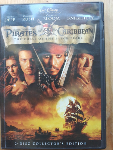 Lote 2 Dvd: Piratas Del Caribe 1 Y 2 Johnny Depp Hotsale (Usado)