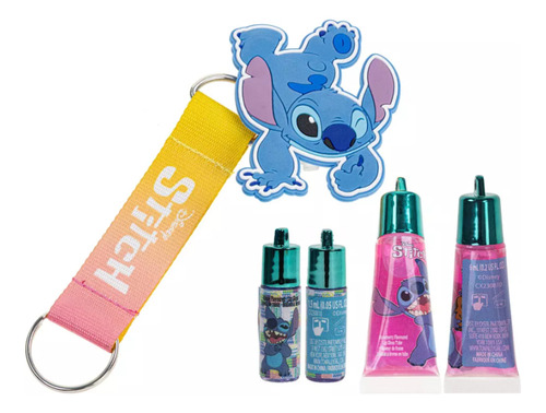 Chaveiro Disney Stitch Com Brilhos Labiais