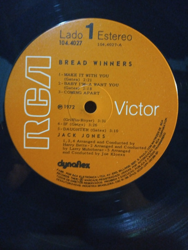 Lp Jack Jones - Bread Winners