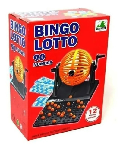 Bingo Lotto Juego De Mesa Juego De Bingo + Cartones