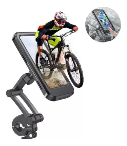 Soporte Smartphone 360° Magnético Para Bicicleta Y Moto