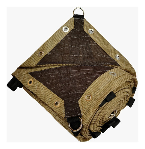 Malla 90%sombra 4x1 Reforzada Color Beige 