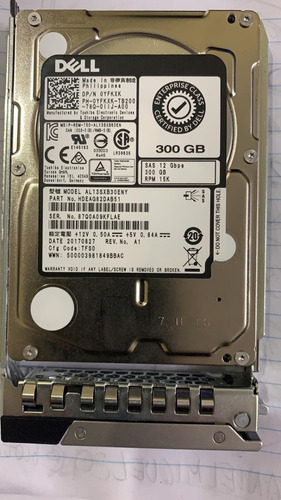 Disco Sas Dell 15k Para R740 De 2,5 300gb