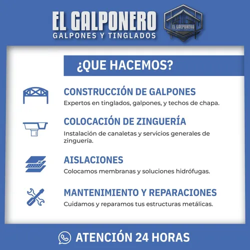 Techista Tinglado Galpon Construccion Reparacion Techos M2