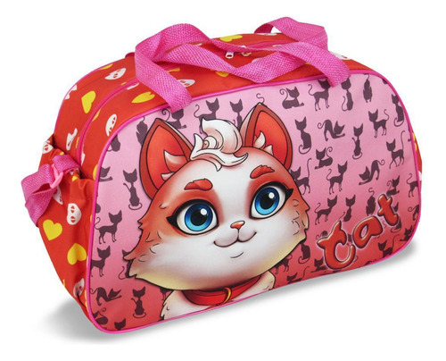 Bolsa Infantil De Viagem Gatinha Cat