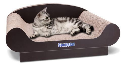 Cama Para Gatos - Rascador De Cartón - Cama Plegable...