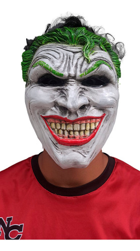 Máscara Del Guasón The Joker Fibra De Vidrio Color Diseño Unico The Joker Guasón