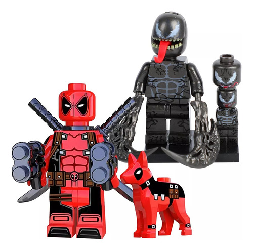 2pz Juguetes Bloque Mini Para Deadpool Y Wolverine