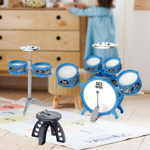 Juego De Batería Para Niños Con 2 Platillos, Instrumento