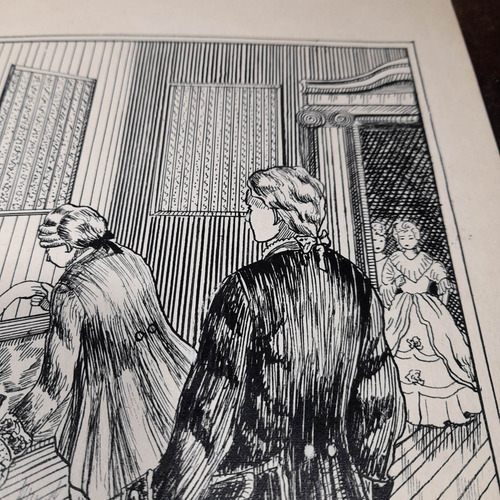 Imagem 7 de 7 de Pintura Desenho Bico De Pena Nanquim Datado 1953 Antigo