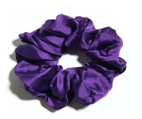 Scrunchie Colet Para El Cabello Xl Morado Brillante