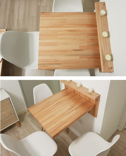 Imagen 8 de 9 de Pedí Presupuesto Mesa Rebatible Plegable Madera De Pared