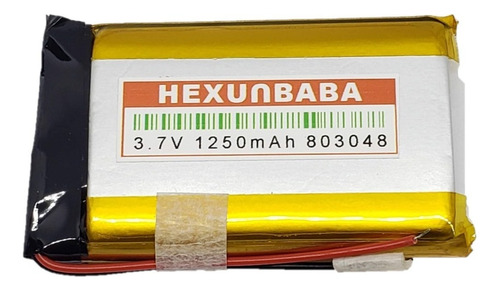 Bateria Recargable Litio 803048 3.7v 1250mah 0.8x30x48mm