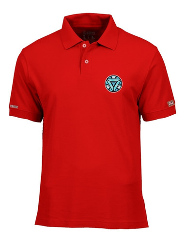 Camiseta Tipo Polo Iron Man Reactor Hombre Php