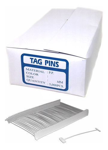 Precintos 50mm Regular Hilos Plásticos X5000 Tag Pins Grueso