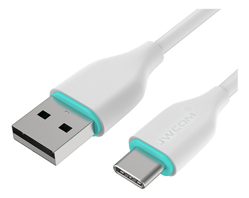 Cabo Usb Carregamento E Dados Jwcom Type-c Tp015 Cor Branco