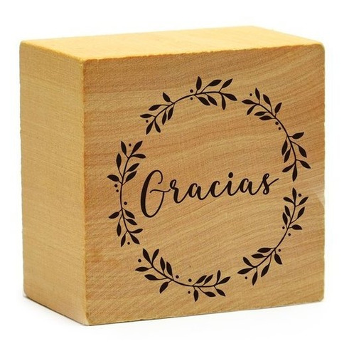 Sello Decorativo Emprendedores: Gracias Jazmín 4.7 X 4.7 Cm