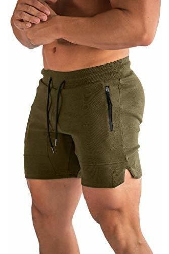 Ouber Gym Pantalones Cortos Para Hombres Entrenamiento De Fe