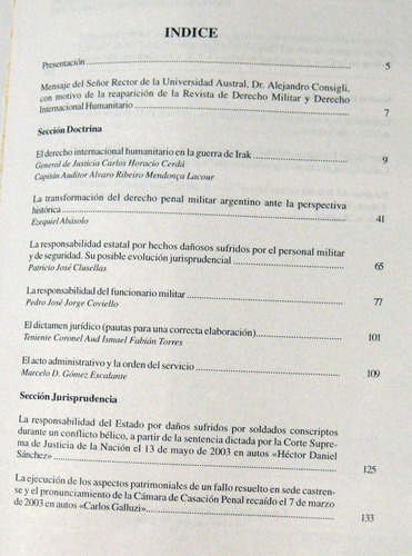 Revista Argentina De Derecho Militar Lote 3 Números