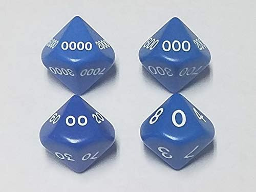 Generador De Números Aleatorios Azules Juego De Dados D10 (i