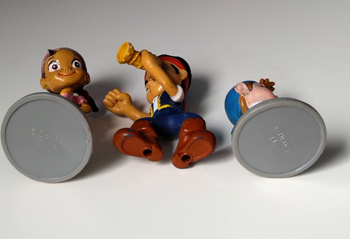 Figuras Jake, Izzy Y Cubby (jake Y Los Piratas Nunca Jamas) (Usado)