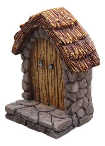3 Puerta De Jardín En Miniatura, Escultura De Estilo A