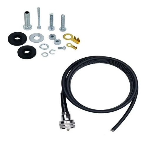 Cabo Conector Aquario Rádio Px + Kit De Instalação Completo