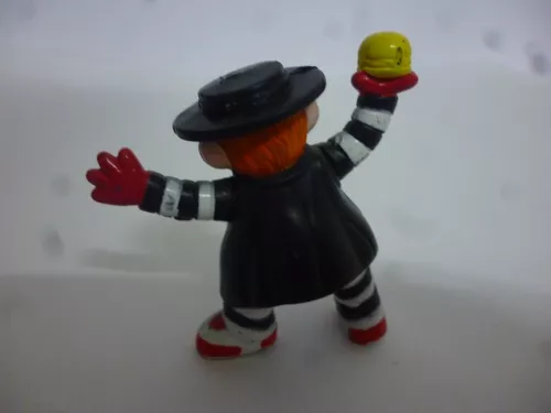 Mc Donalds Boneco Papa-burguer Segurando Hambúrguer Usado