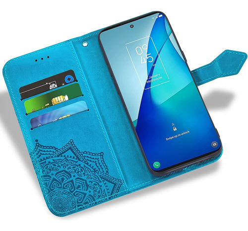 Funda Tipo Cartera Para Tcl 20s/20 5g/20l/20l+ Plus Y Temper