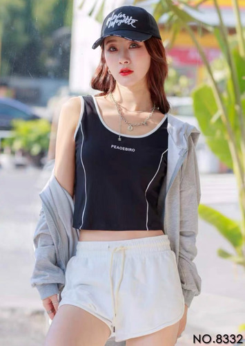 Pack 3 Polera Tank Top De Mujer Sin Mangas Fibra BambĂș