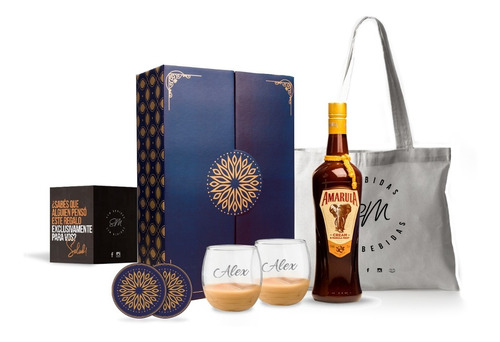 Box Amarula Licor Crema 750cc Import Regalo Para Aniversario