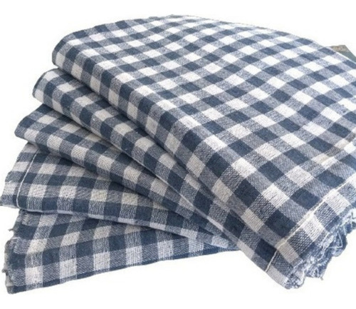 Kit 10 Peças De Pano De Chão Para Limpeza Xadrez Atacado