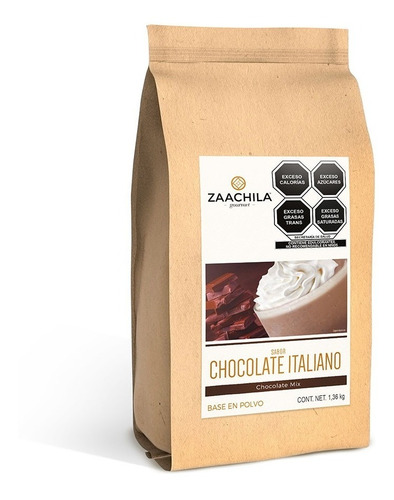 Chocolate Italiano Zaachila Para Frappés - Bolsa De 1.36 Kg