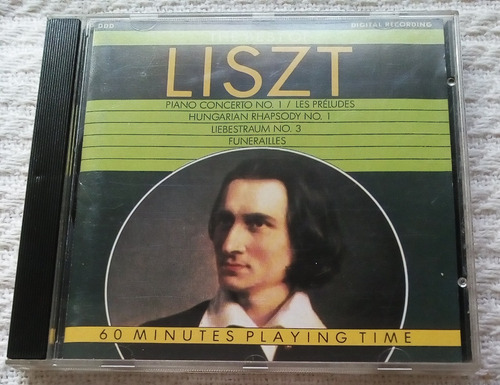 Liszt - The Best Of Piano Concerto No. 1 Rhapsody No. 1 C D