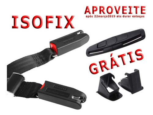 Cinto Isofix Alta Resistência Único Original + Clip E Guias