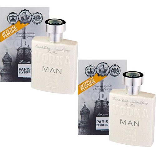 Kit Com 2 Perfumes Paris Elysees Vodka Man 100ml